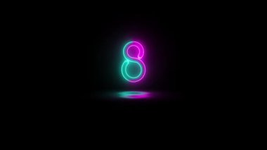 Countdown timer 10-1 Neon Sign 