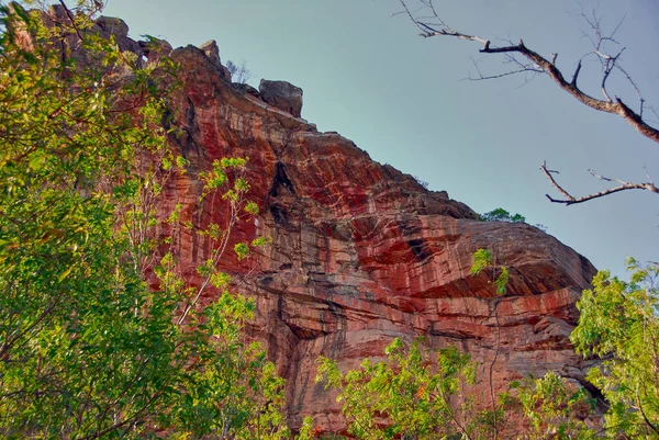 Una Cresta Colorida Rugosa Interior Del Territorio Del Norte Australia —  Fotos de Stock