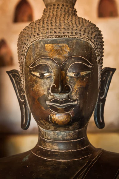 Ancient Buddha in Vientiane, Laos — Stock Photo, Image