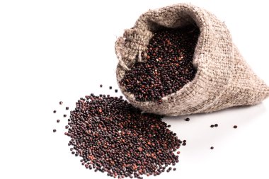 Yığın Quinoa, sağlıklı vegan gıda kavramı