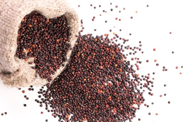 Σωρού της quinoa, έννοια υγιεινή για χορτοφάγους τροφίμων — Φωτογραφία Αρχείου