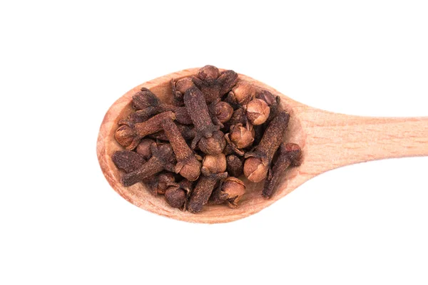 Dry cloves on white background — Stock Photo, Image