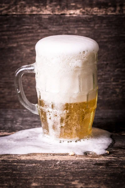 Assorted Beers in a Flight Ready for Tasting,vintage filter — Stock Photo, Image