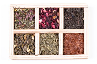 Kuru çay ürün yelpazesine. sağlıklı gıda kavramı