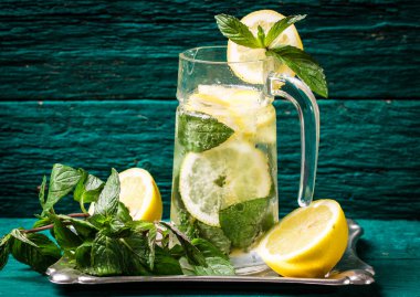 Ahşap masa, sağlıklı kavramı tazelik içki