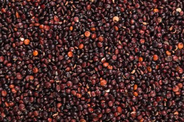 Yığın Quinoa, sağlıklı vegan gıda kavramı