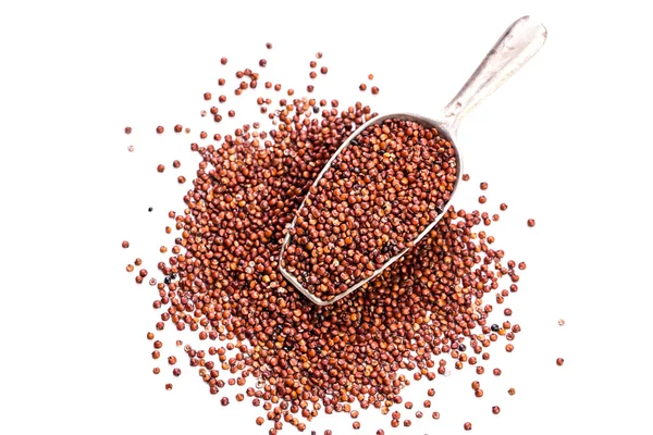 Σωρού της quinoa, έννοια υγιεινή για χορτοφάγους τροφίμων — Φωτογραφία Αρχείου