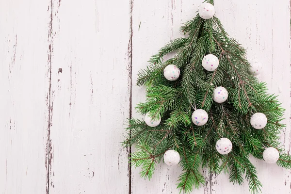 kar ve firtree Noel kökenli eski ahşap doku