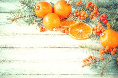 Arka plan, vintage filtre, yumuşak odak Noel dekorasyon