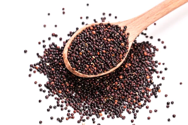 Högen av quinoa, frisk vegan mat koncept — Stockfoto