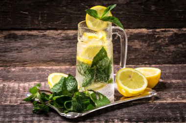 Ahşap masa, sağlıklı kavramı tazelik içki