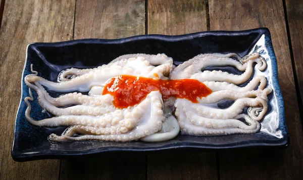 Set of fresh octopus, uncooked — ストック写真