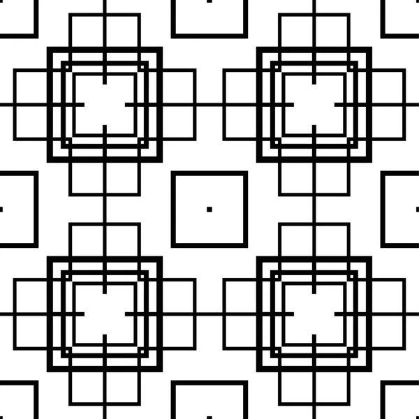 Nahtlose Vektortextur von Linien und Stücken geometrischer Formen. — Stockvektor