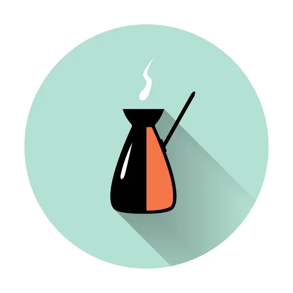 Turc pour les icônes du café — Image vectorielle