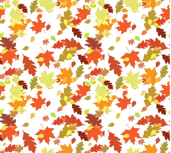 Styled seamless texture with the background of autumn. — Stock Vector