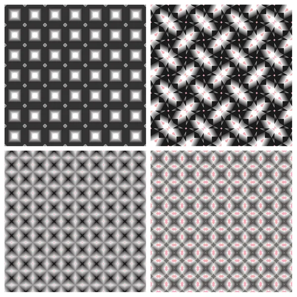 Stilize vektör dokular kümesi. Sorunsuz vektör.