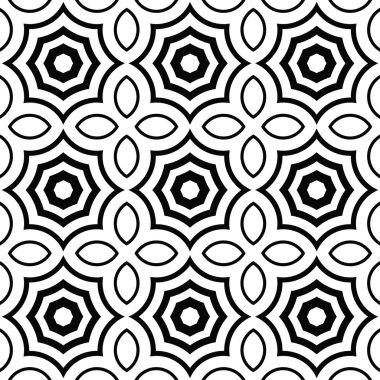 Vektör sorunsuz doku hatları ve geometrik şekiller.