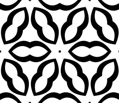 Vektör sorunsuz doku hatları ve geometrik şekiller.