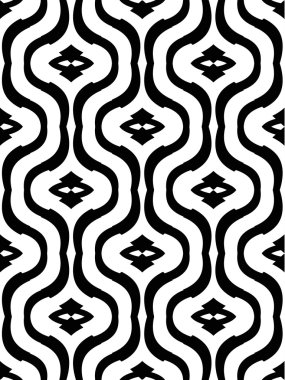 Vektör sorunsuz doku hatları ve geometrik şekiller.