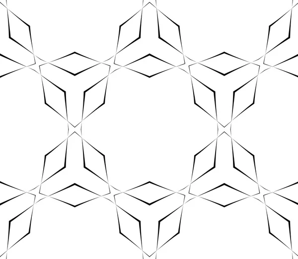 Vektor nahtlose Textur von Linien und geometrischen Formen. — Stockvektor
