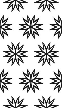 Çizgiler ve geometrik şekiller parçalarını sorunsuz vektör doku.