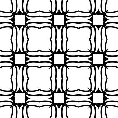 Çizgiler ve geometrik şekiller parçalarını sorunsuz vektör doku.