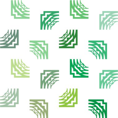 Çizgiler ve geometrik şekiller parçalarını sorunsuz vektör doku.