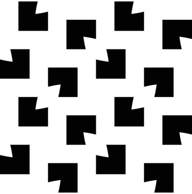 Çizgiler ve geometrik şekiller parçalarını sorunsuz vektör doku.