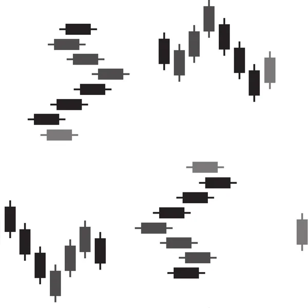 Çizgiler ve geometrik şekiller parçalarını sorunsuz vektör doku.