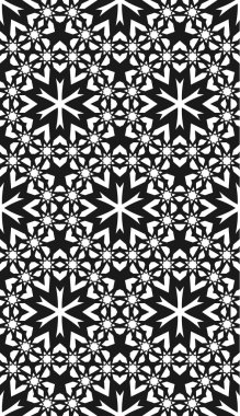 Çizgiler ve geometrik şekiller parçalarını sorunsuz vektör doku.