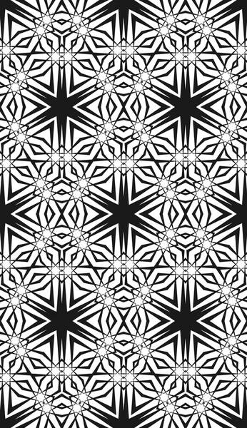 Texture vectorielle sans couture des lignes et des morceaux de formes géométriques . — Image vectorielle