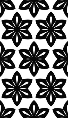 Kesintisiz beyaz siyah vektör doku hatları ve unsurları