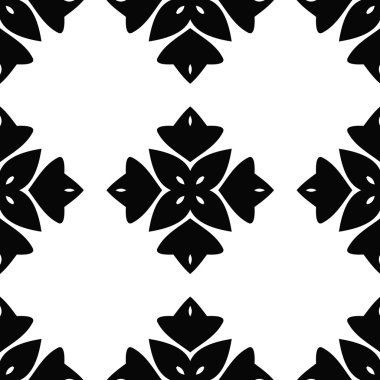 Kesintisiz beyaz siyah vektör doku hatları ve unsurları