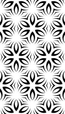 Kesintisiz beyaz siyah vektör doku hatları ve unsurları