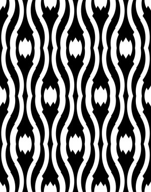 Kesintisiz beyaz siyah vektör doku hatları ve unsurları