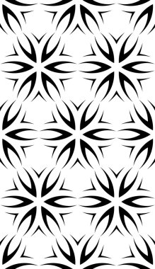 Kesintisiz beyaz siyah vektör doku hatları ve unsurları