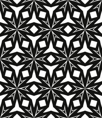 Kesintisiz beyaz siyah vektör doku hatları ve unsurları