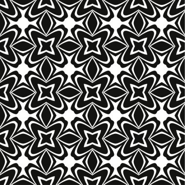 Kesintisiz beyaz siyah vektör doku hatları ve unsurları