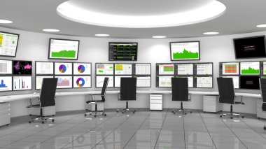 Network - Security Operations Center - NOC - SOC clipart