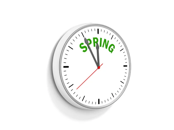 Spring Clock — Stock Photo, Image