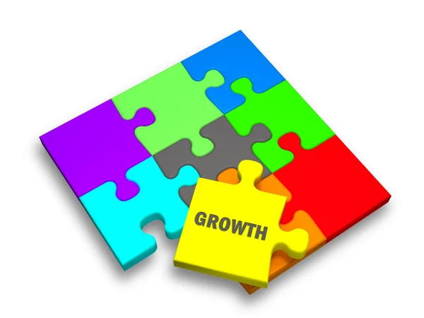 Metin büyüme ile bulmaca parçası