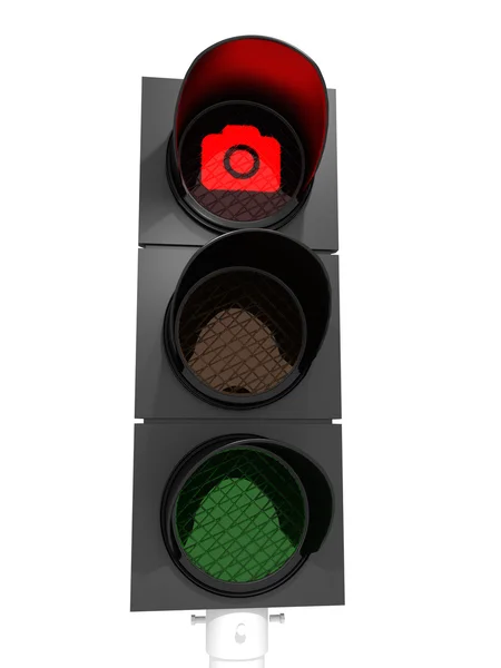 No Pictures Traffic Light — Stock Photo, Image