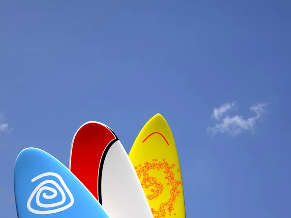 Surfboards with sky behind — Stock Photo, Image