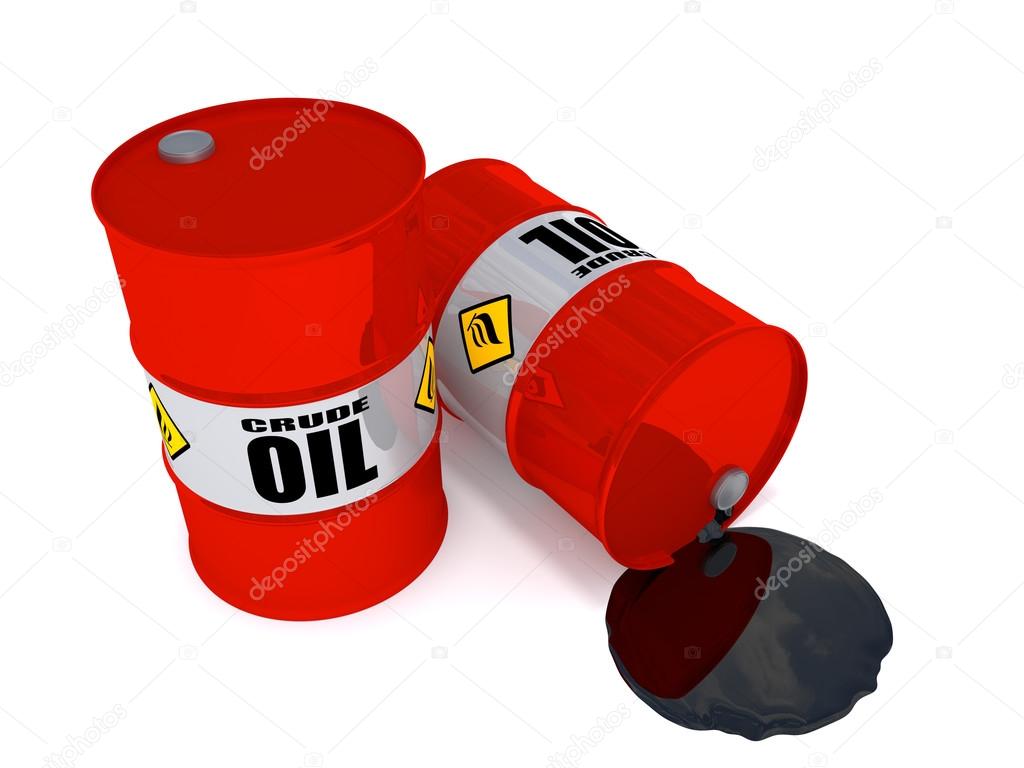 Oil drums leaking