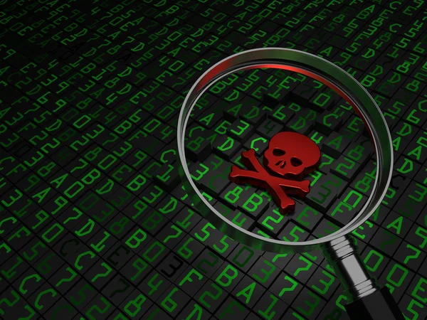 Malware-Virus — Stockfoto