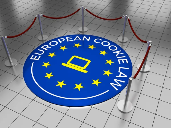European Cookie Law — Stock Photo, Image