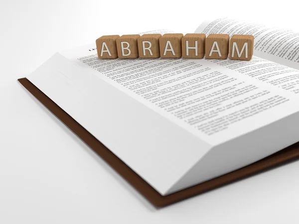 İbrahim ve İncil — Stok fotoğraf