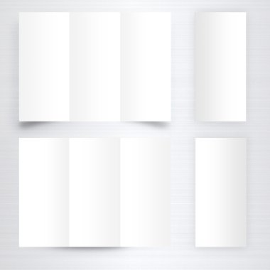 Maquetacion triptico varias perpectiva blanco