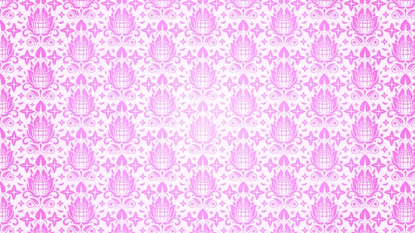 Beyaz pembe sorunsuz çiçek desenli zarif renk 1080p Full Hd