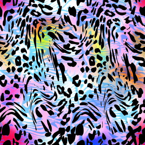 Varrat nélküli leopard textúra — Stock Fotó